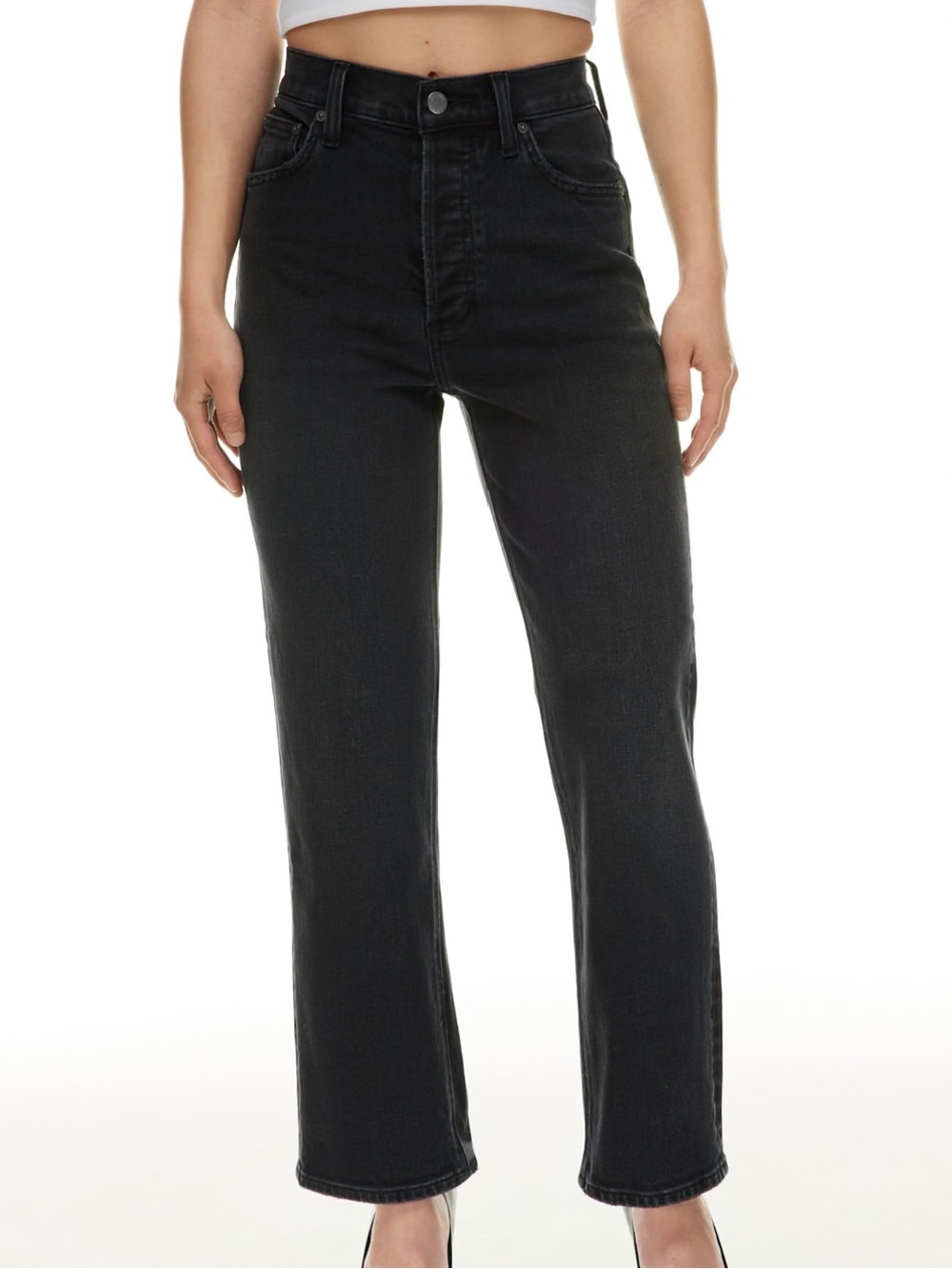 Denim Forum The Arlo High Rise Straight Jeans Women’s Size 25